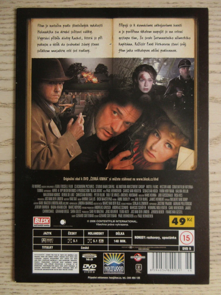 ČERNÁ KNIHA, VÁLKA, DVD FILM