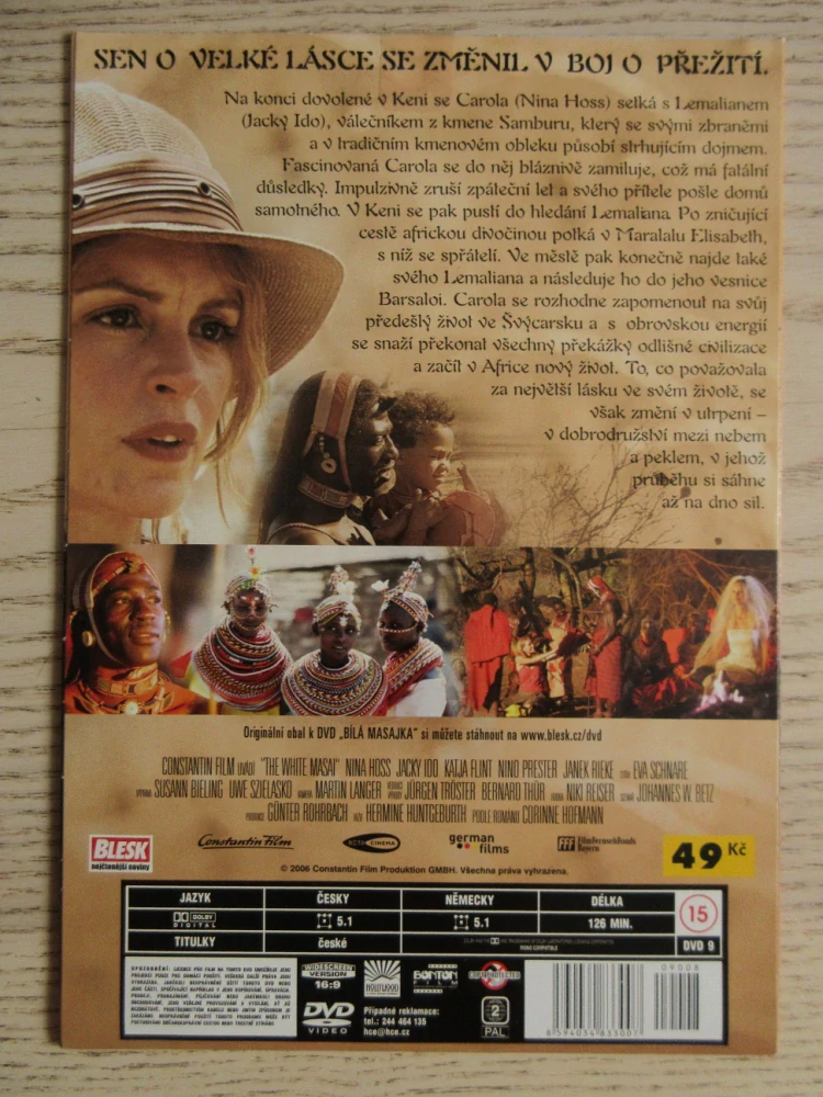 BÍLÁ MASAJKA, N. HOSS, J. IDO, DVD FILM