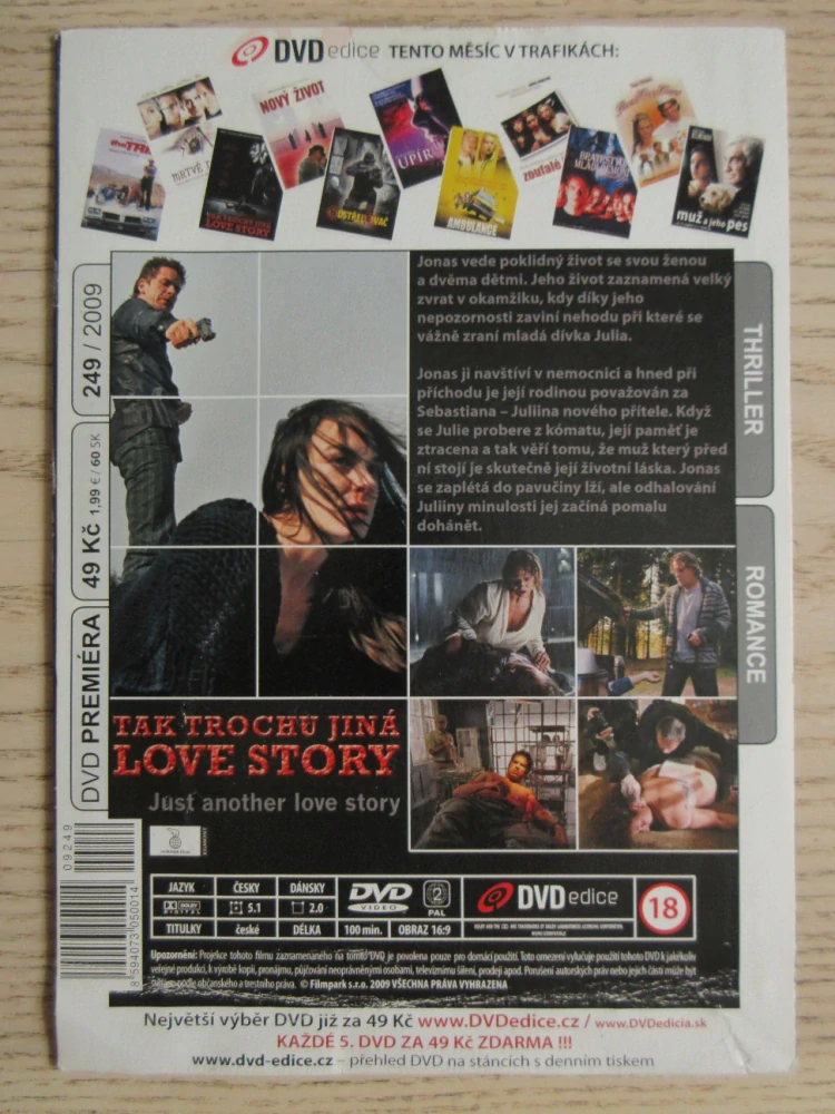TAK TROCHU JINÁ LOVE STORY, N. L. KAAS, CH. FICH, D. CUKIC, DVD FILM