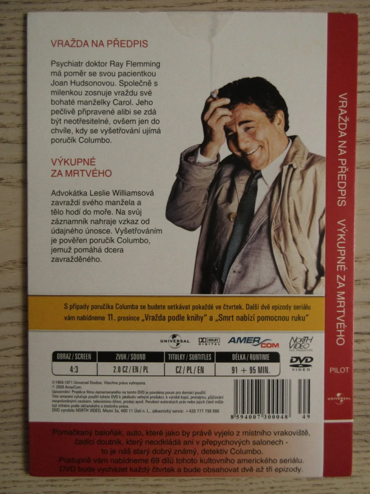 COLUMBO 1/2, DVD FILM