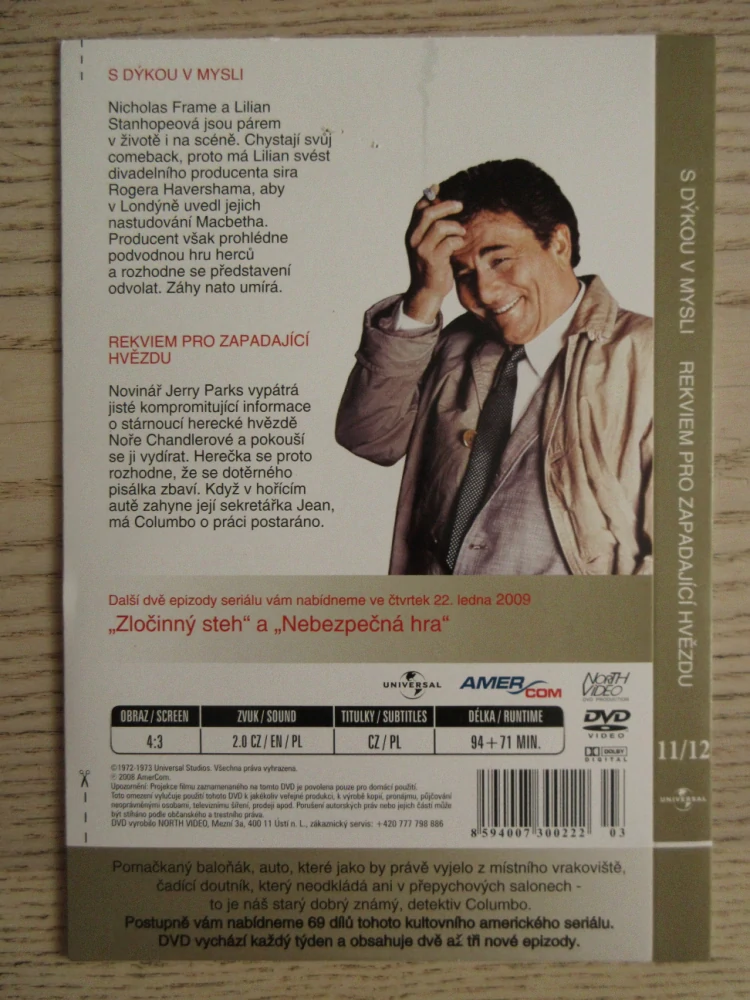 COLUMBO 11/12, DVD FILM