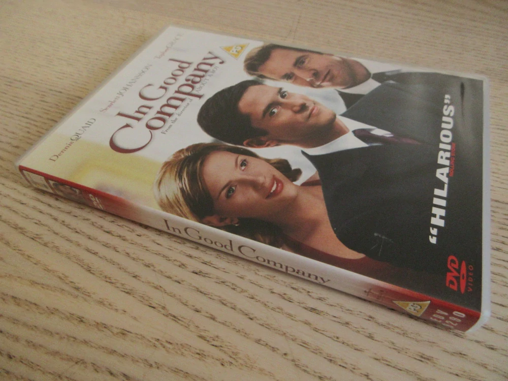 V DOBRÉ SPOLEČNOSTI, D.QUAID, S.JOHANSON, ČESKÉ DVD FILM