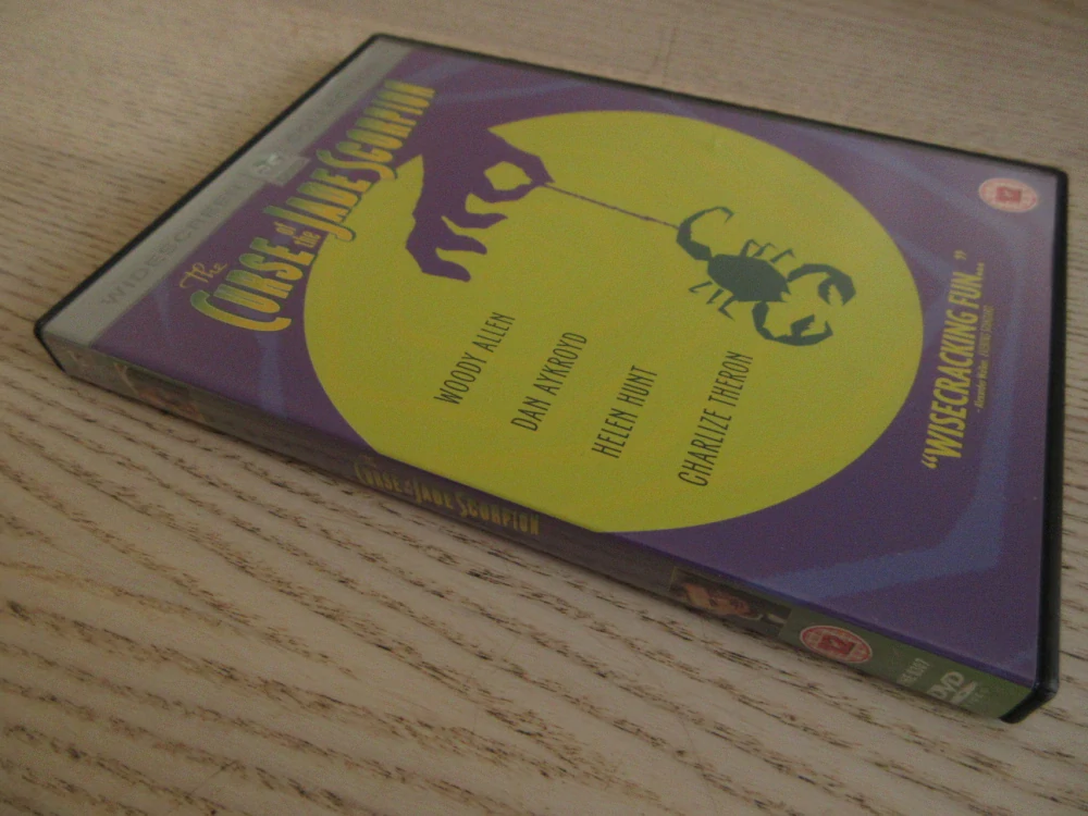 PROKLETÍ ŽLUTOZELENÉHO ŠKORPIONA, W.ALLEN, GB OBAL, ČESKÁ VERZE, DVD FILM