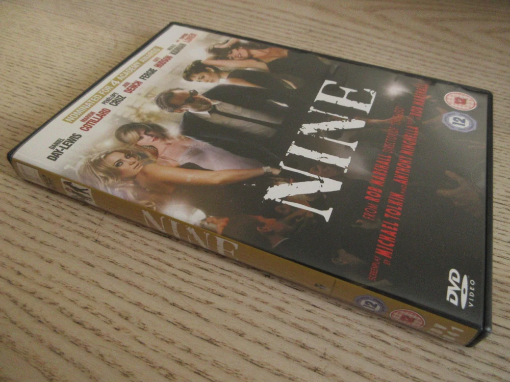 NINE, P.CRUZ, S.LOREN, GB OBAL, ČESKÁ VERZE, DVD FILM