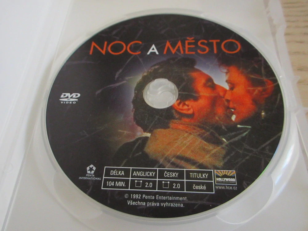 NOC A MĚSTO, R.DE NIRO, J.LANGE, GB OBAL, ČESKÁ VERZE, DVD FILM
