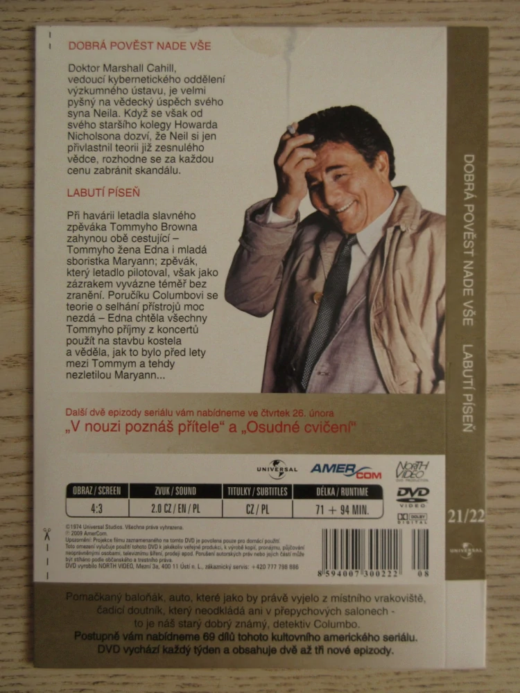 COLUMBO 21/22, DVD FILM