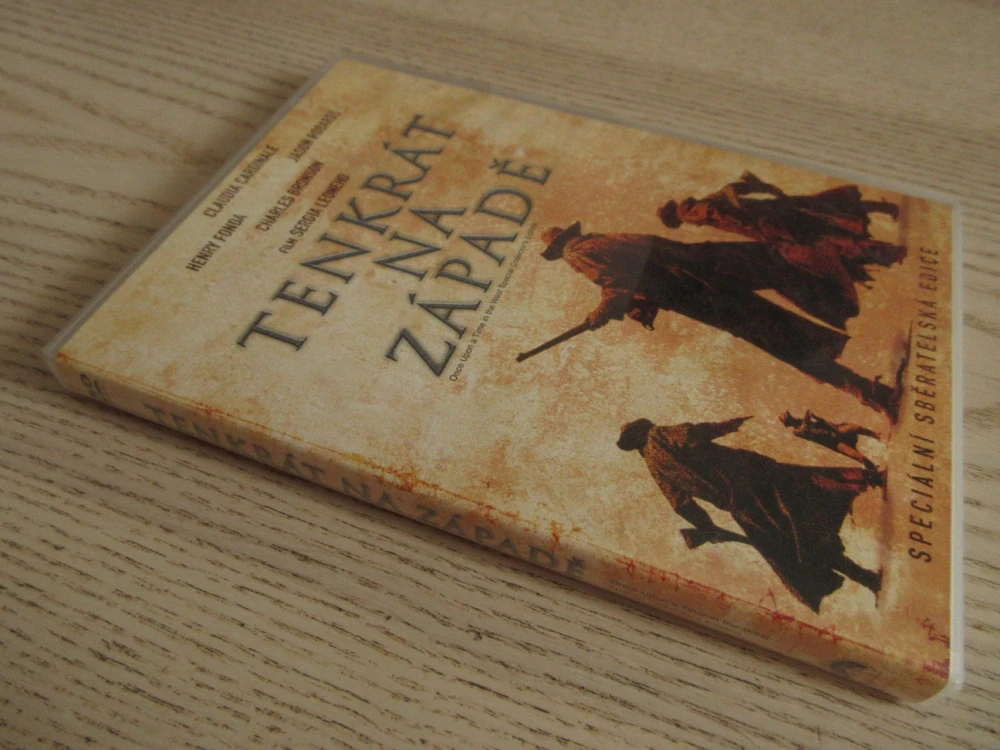 TENKRÁT NA ZÁPADĚ, C. CARDINALE, H. FONDA, CH. BRONSON, 2X DVD FILM 