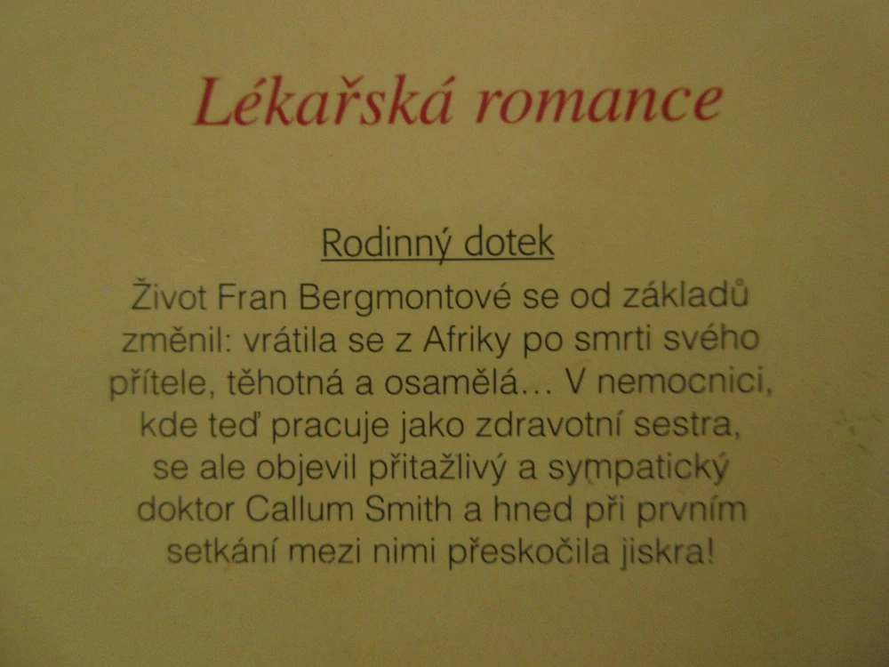 RDINNÝ DOTEK, SHEILA DANTONOVÁ, **an