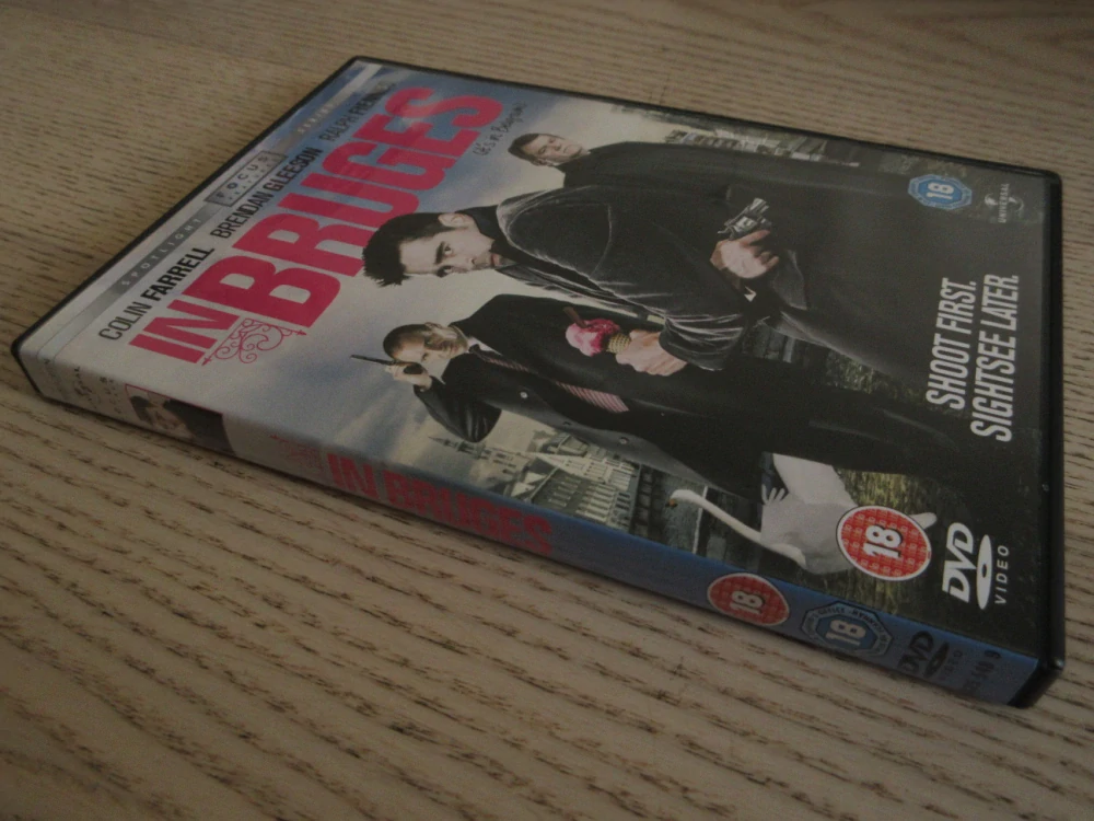 V BRUGGÁCH, C.FARRELL, GB OBAL, ČESKÉ DVD FILM