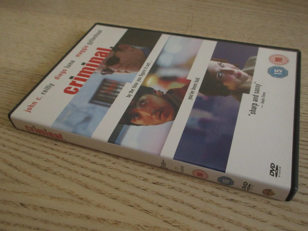 MISTR ZLOČINU, J.C.REILLY, GB OBAL, ČESKÉ DVD FILM