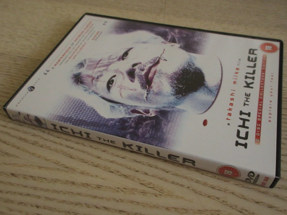 ICHI THE KILLER, GB OBAL, 3X ČESKÉ DVD FILM