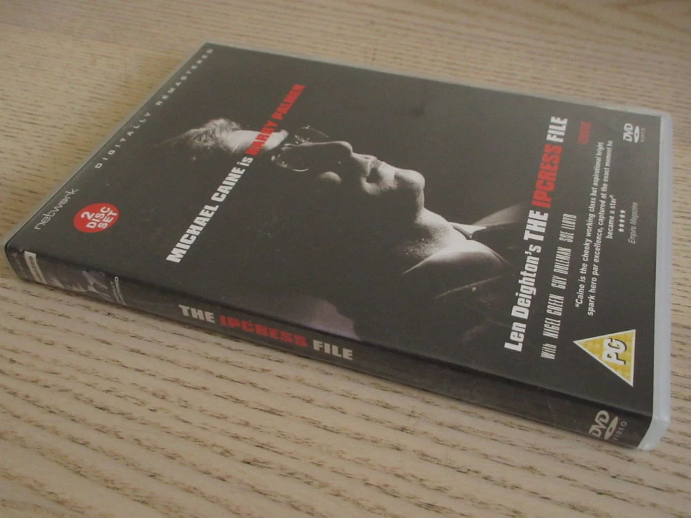 AGENT PALMER, PŘÍPAD IPCRESS, M.CAINE, GB OBAL, 2X DVD ČESKY