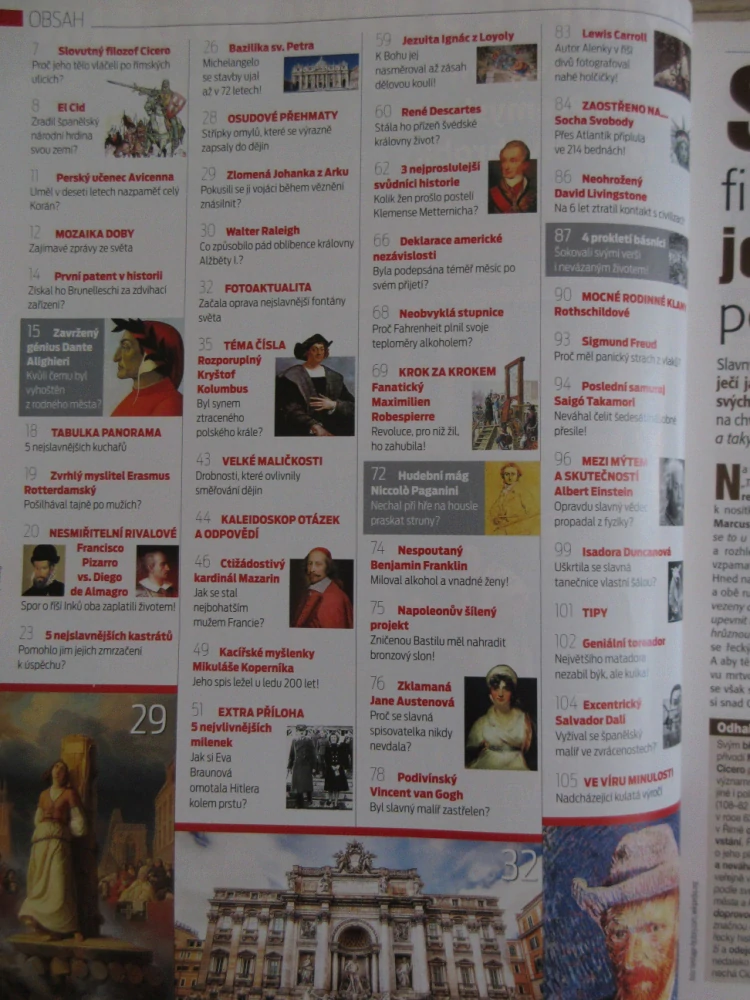 AKTA HISTORY, 3/2013, KRYŠTOF KOLUMBUS, CICERO, VINCENT VAN GOGH