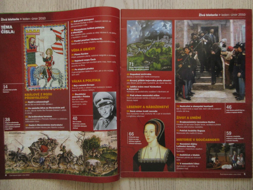 ČASOPIS ŽIVÁ HISTORIE, Č. 1/2010