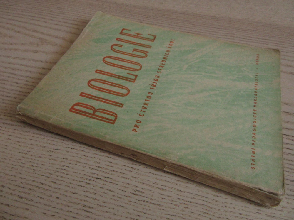 BIOLOGIE, UČEBNÍ TEXT PRO ČTVRTOU TŘÍDU STŘEDNÍCH ŠKOL, 1952, **an