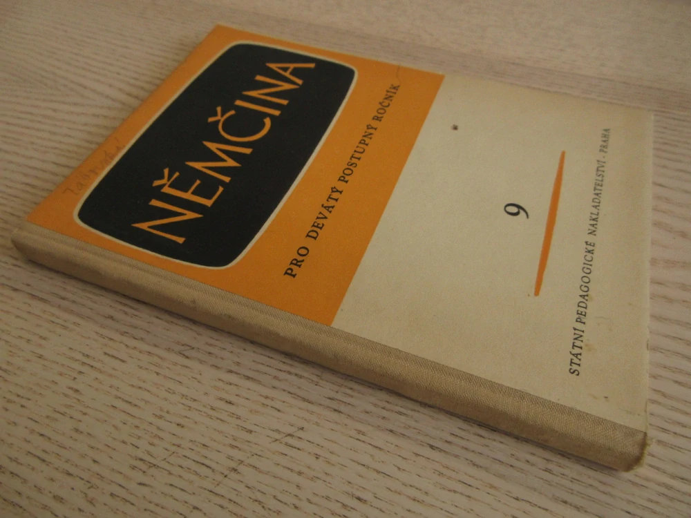 NĚMČINA PRO DEVÁTÝ POSTUPNÝ ROČNÍK, 1958, **an
