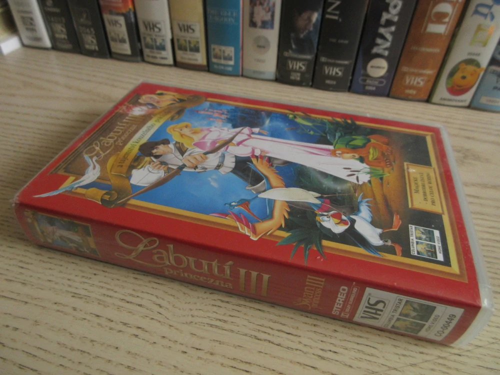 LABUTÍ PRINCEZNA A TAJEMSTVÍ KOUZELNÉHO POKLADU 3, VHS VIDEOKAZETA