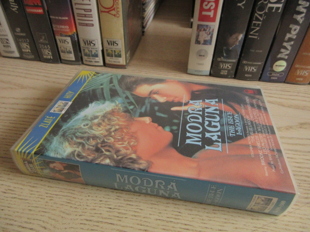 MODRÁ LAGUNA, VHS VIDEOKAZETA