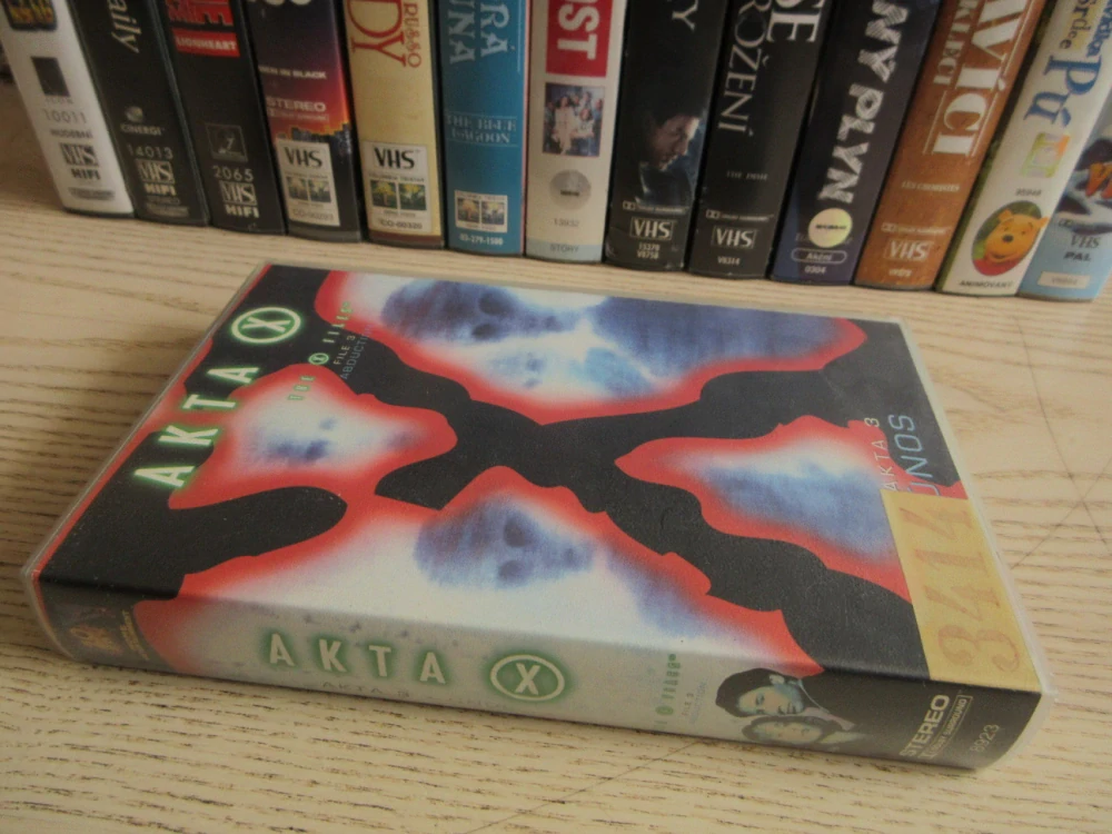 AKTA X - AKTA 3: ÚNOS, VHS VIDEOKAZETA