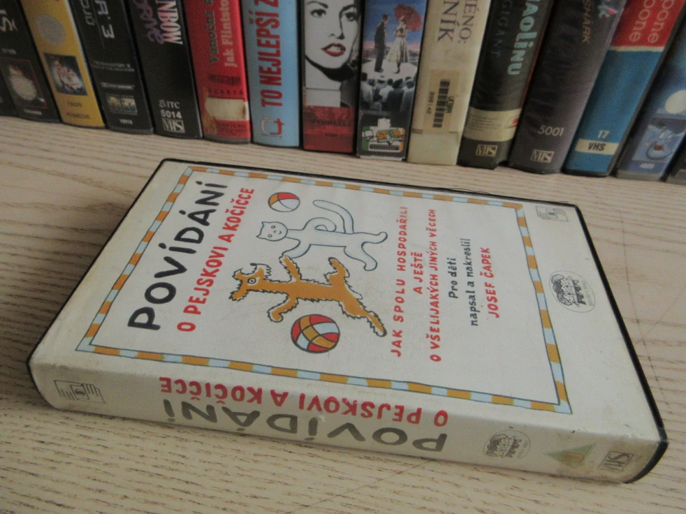 POVÍDÁNÍ O PEJSKOVI A KOČIČCE, VHS VIDEOKAZETA