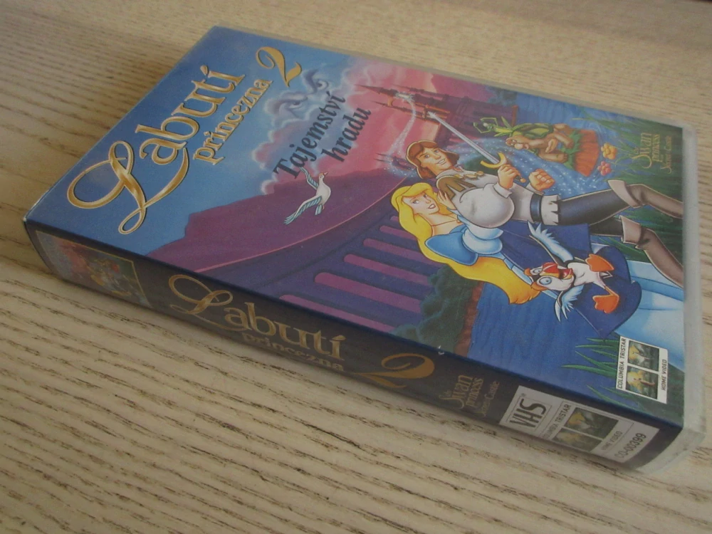 LABUTÍ PRINCEZNA 2: TAJEMSTVÍ HRADU, VHS VIDEOKAZETA