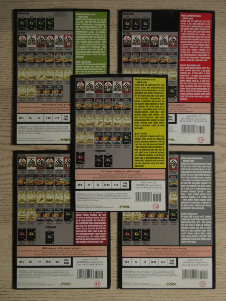 5. DIMENZE, DVD 1-5, DVD FILM DOKUMENT