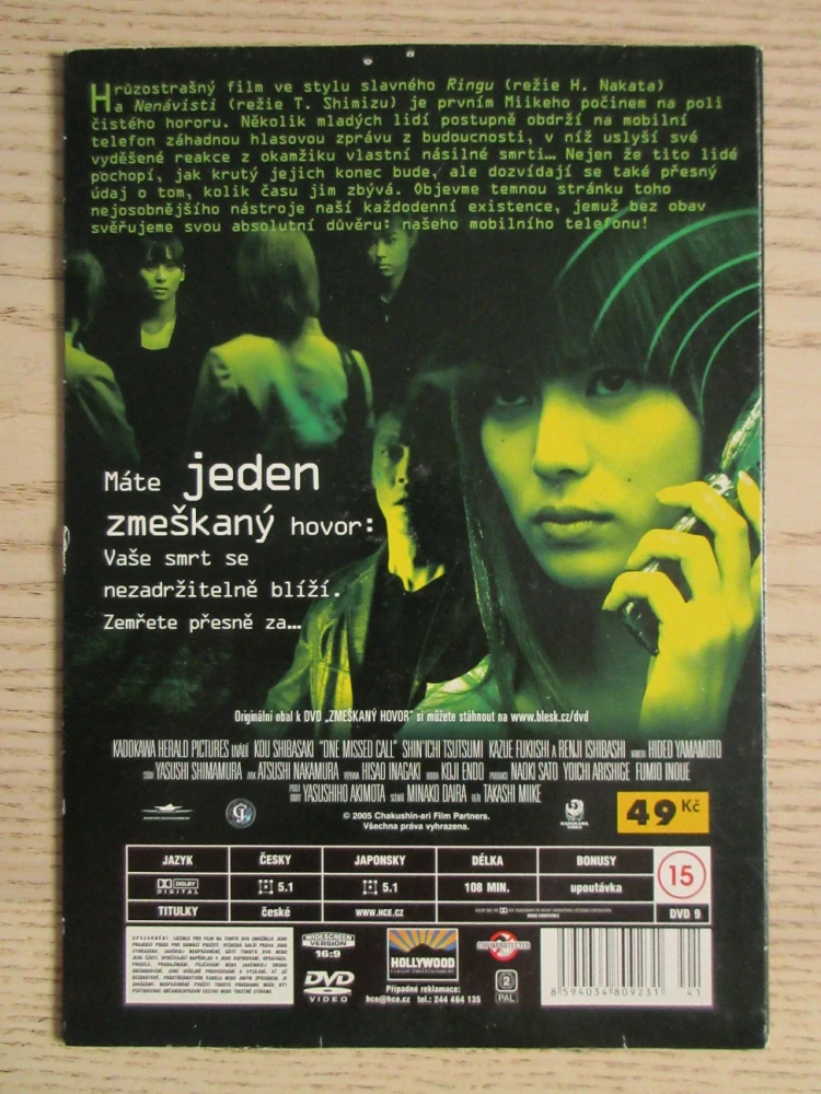 ZMEŠKANÝ HOVOR, DVD FILM
