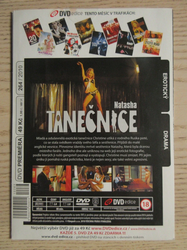 TANEČNICE, A. LIPSKIS, S. SHEHOVICH, DVD FILM