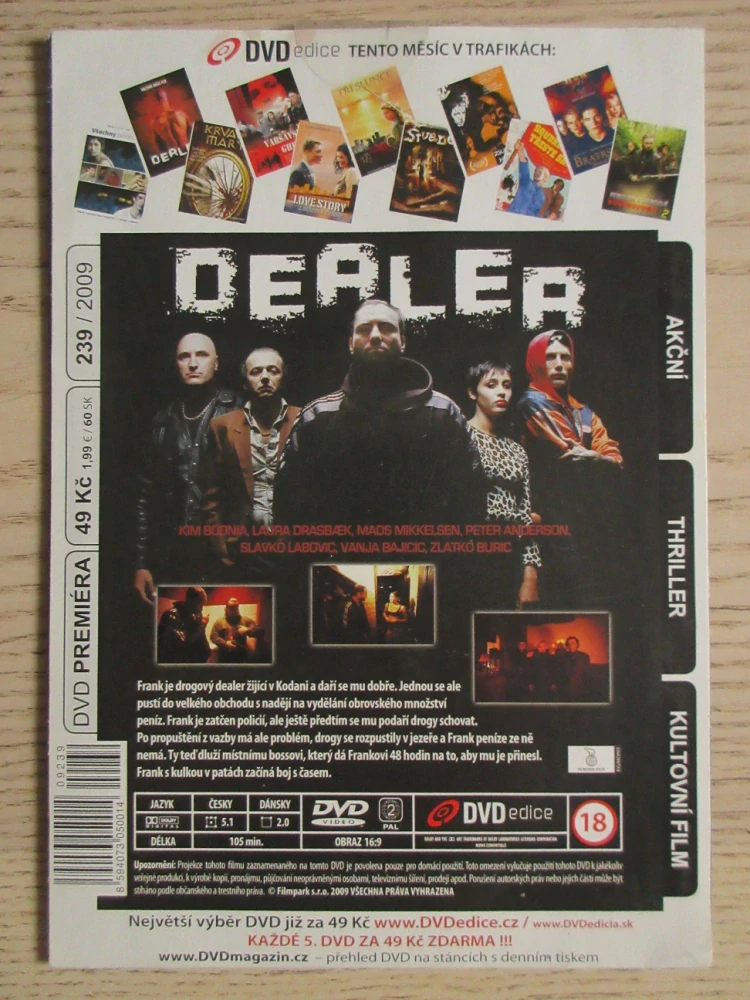 DEALER S KULKOU V PATÁCH, K. BODNIA, Z. BURIC, S. LABOVIC, DVD FILM