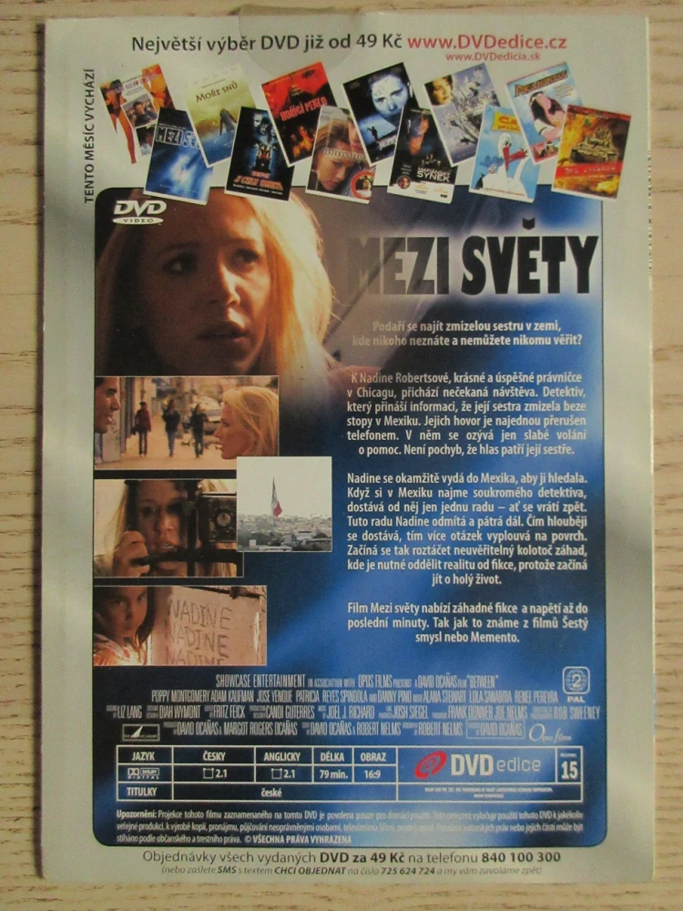 MEZI SVĚY, P. MONTGOMERY, DVD FILM