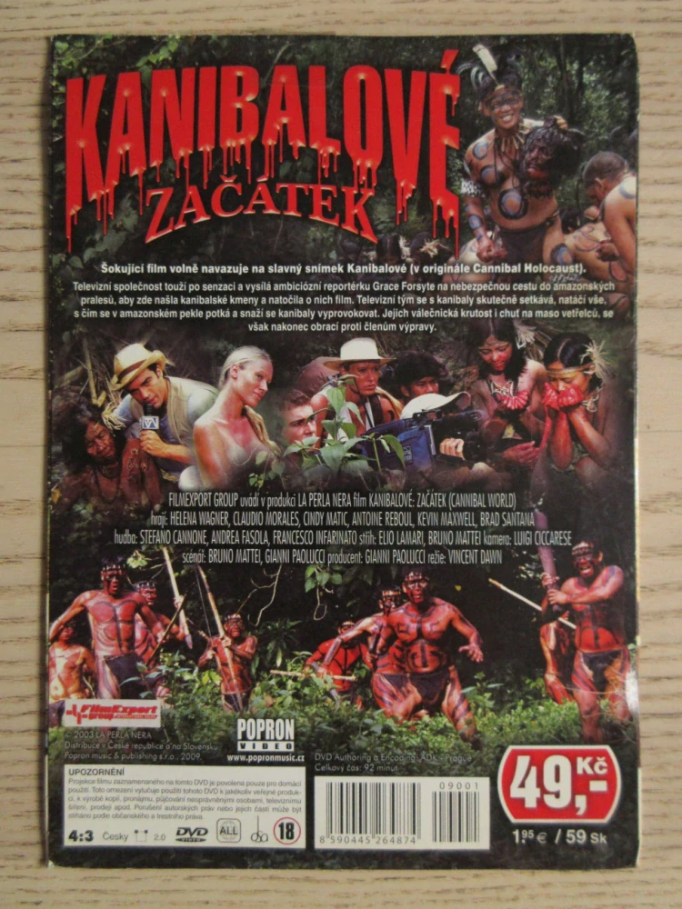 KANIBALOVÉ: ZAČÁTEK, H. WAGNER, C. MORALES, DVD FILM