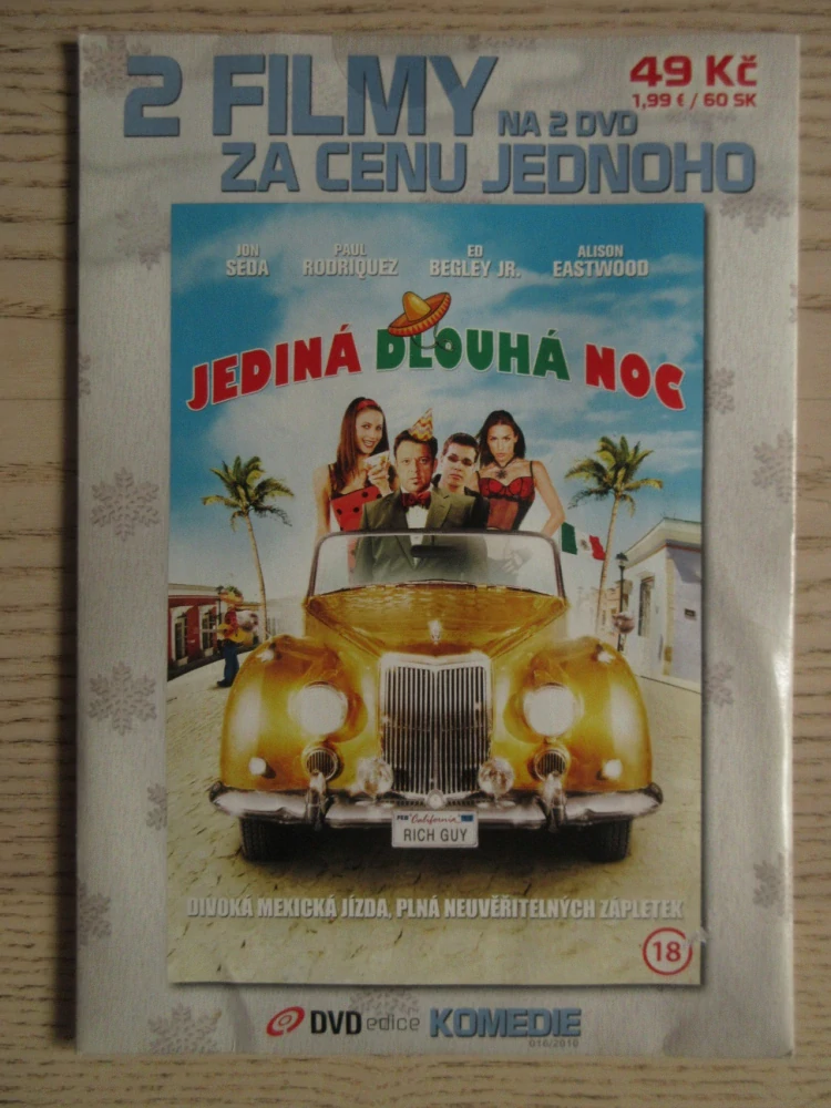 DIVOKÁ JÍZDA NA LÉTAJÍCÍM KOBERCI, JEDINÁ DLOUHÁ NOC, J. SEDA, P. RODRIQUEZ, DVD FILM