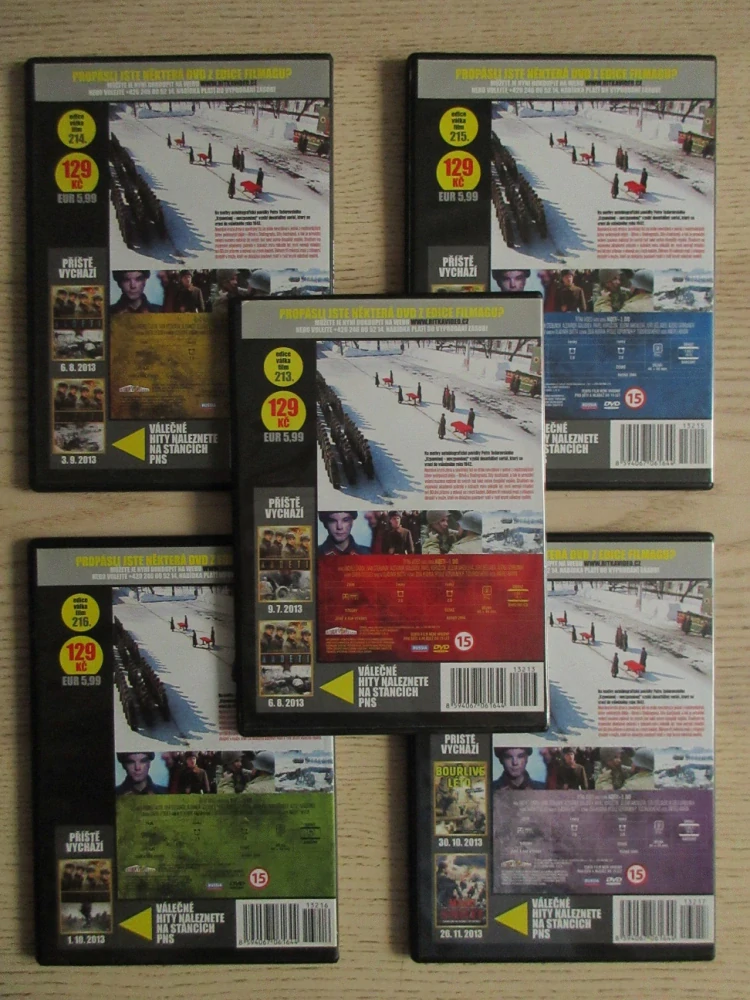KADETI, DVD 1-5, DVD FILM