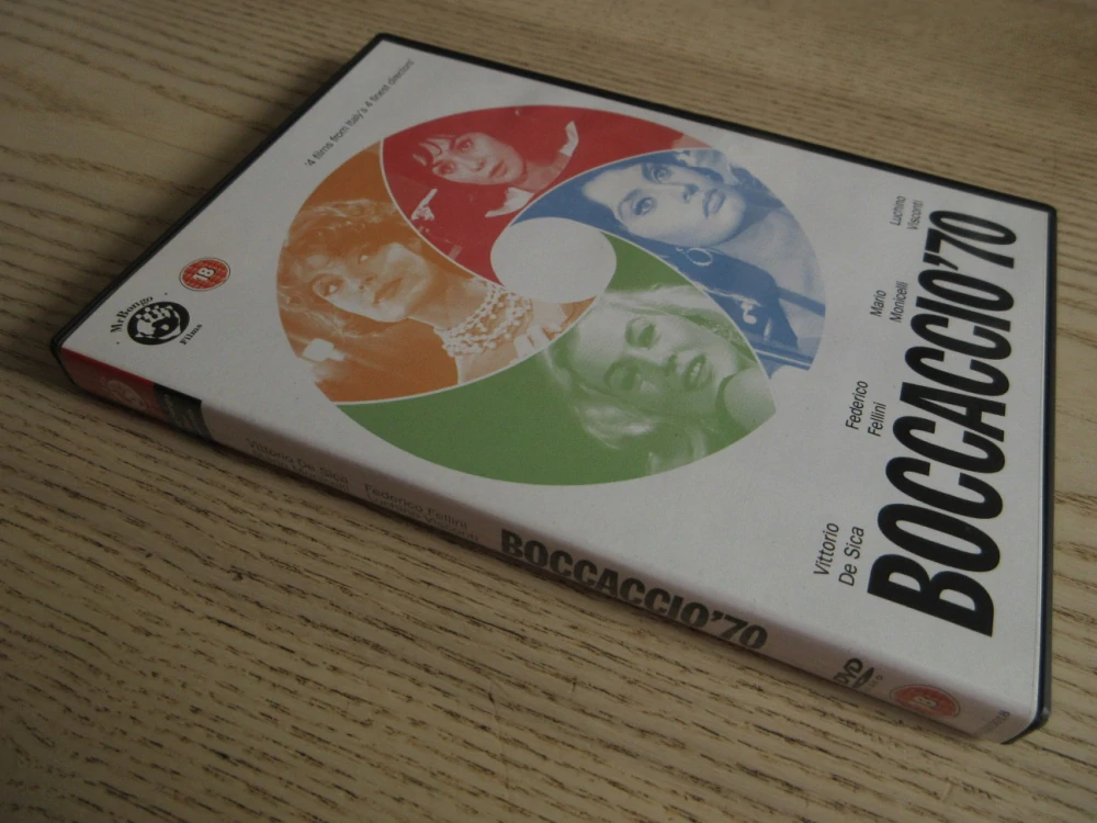 BOCCACCIO 70, FELLINI, S.LOREN, GB OBAL, ČESKÁ VERZE, 2XDVD FILM