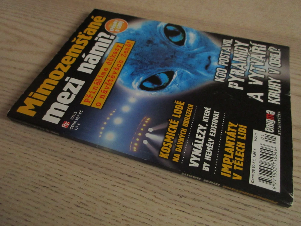 MIMOZEMŠŤANÉ MEZI NÁMI? PŘINÁŠÍME DŮKAZY O NÁVŠTĚVÁCH ZEMĚ!, ENIGMA KNIHOVNIČKA, 1/2015, **an