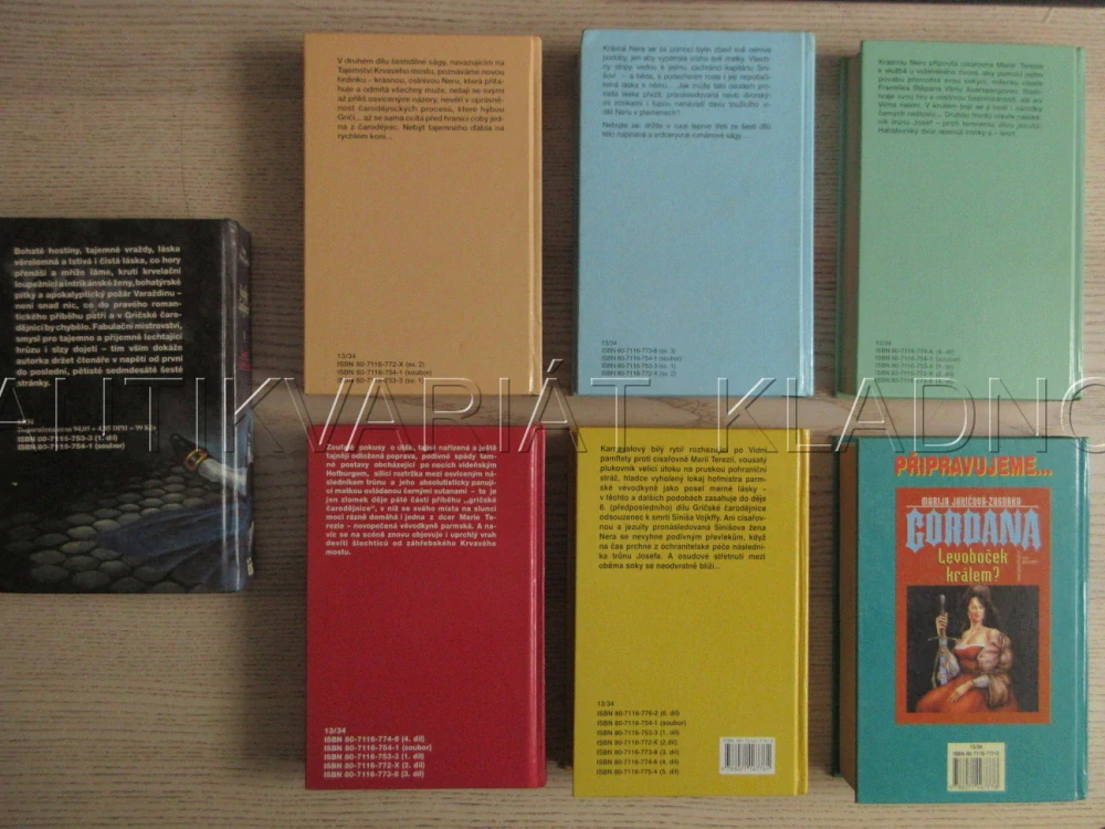 GRIČSKÁ ČARODĚJNICE, DÍL 1-7, MARIJA JURIČOVÁ-ZAGORKA, **an