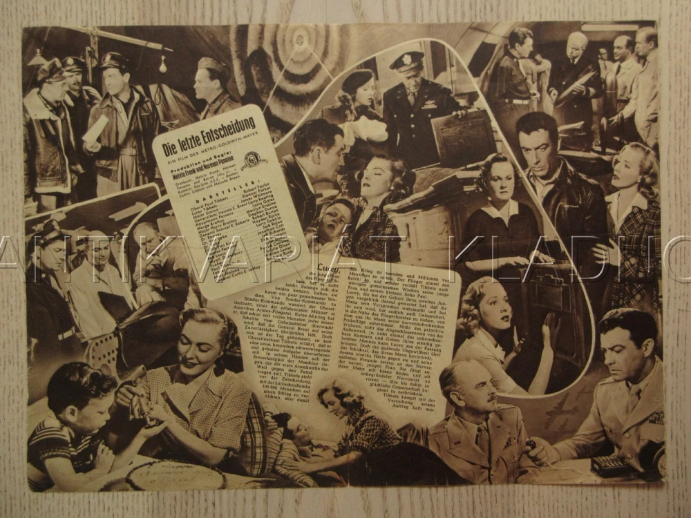 DIE LETZTE ENTSCHEIDUNG, R. TAYLOR, E. PARKER, BIO PROGRAM Č. 2051