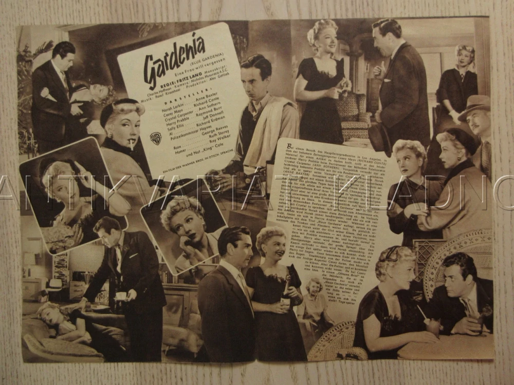 THE BLUE GARDENIA, A. BAXTER, R. CONTE, BIO PROGRAM Č. 2082