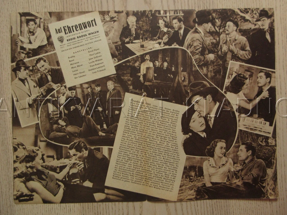 UNCERTAIN GLORY, E. FLYNN, P. LUKAS, BIO PROGRAM Č. 2175