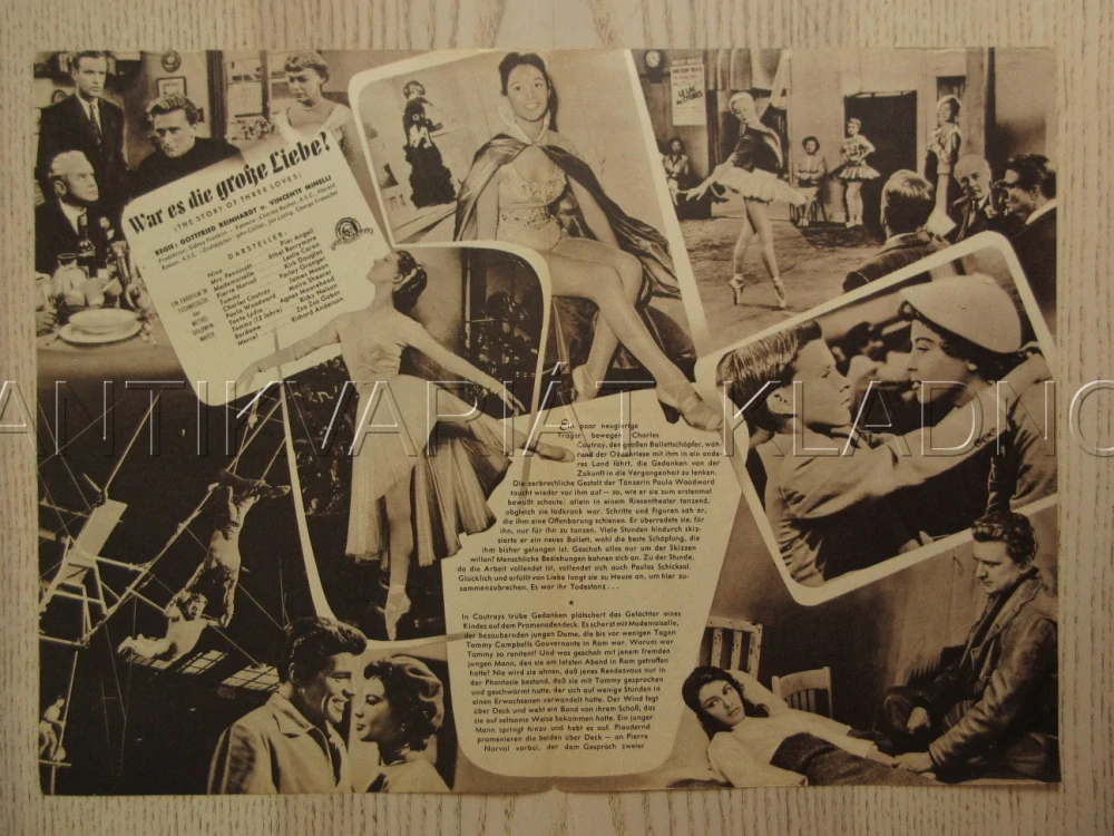 PŘÍBĚH TŘÍ LÁSEK, P. ANGELI, E. BARRYMORE, BIO PROGRAM Č. 2188