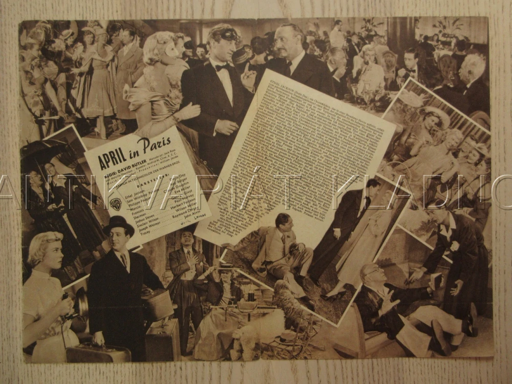 APRIL IN PARIS, D. DAY, R. BOLGER, C. DAUPHIN, BIO PROGRAM Č. 2263