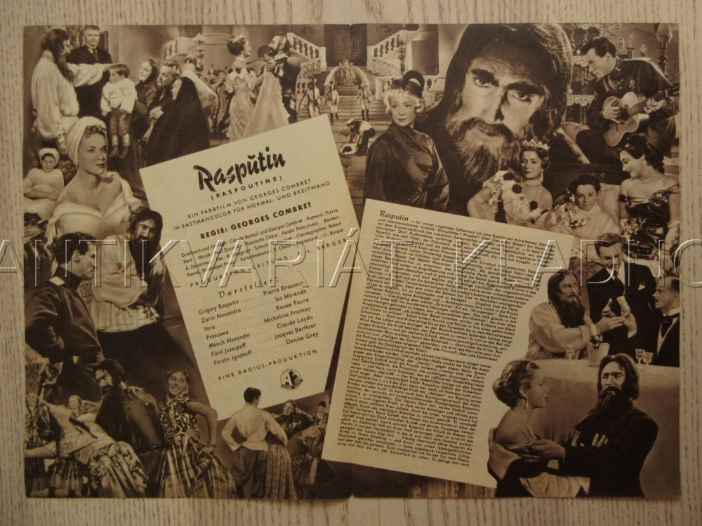 RASPUTIN, P. BRASSEUR, I. MIRANDA, BIO PROGRAM Č. 2449