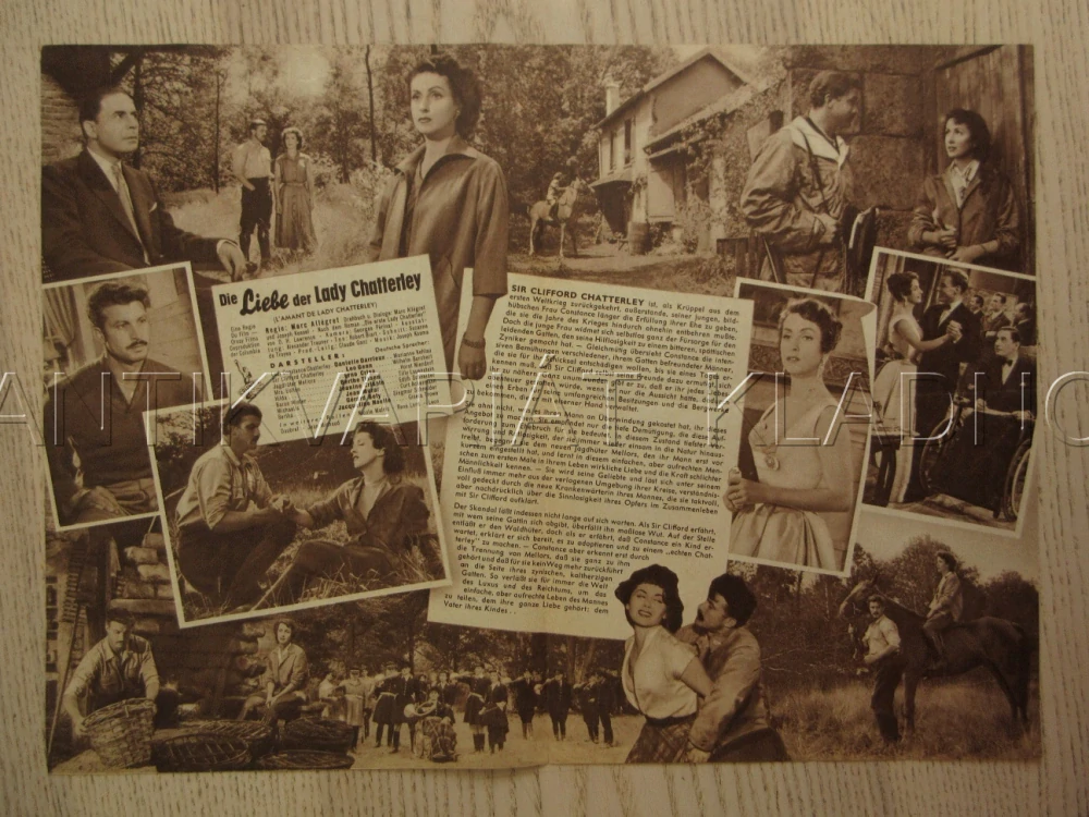L'AMANT DE LADY CHATTERLEY, D. DARRIEUX, L. GENN, E. CRISA, BIO PROGRAM Č. 3199