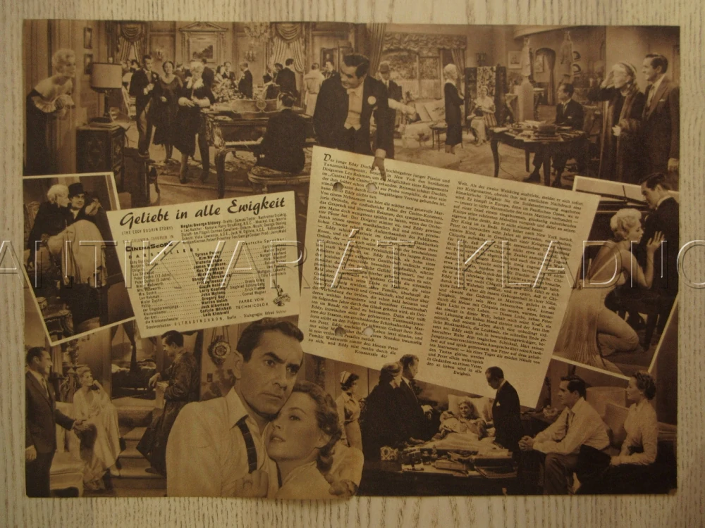 THE EDDY DUCHIN STORY, T. POWER, K. NOVAK, J. WHITMORE, BIO PROGRAM Č. 3397