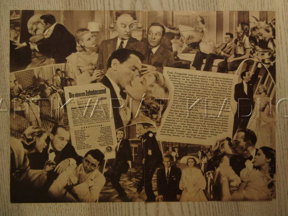 Z NÓBL SPOLEČNOSTI, B. CROSBY, G. KELLY, F. SINATRA, BIO PROGRAM Č. 3708