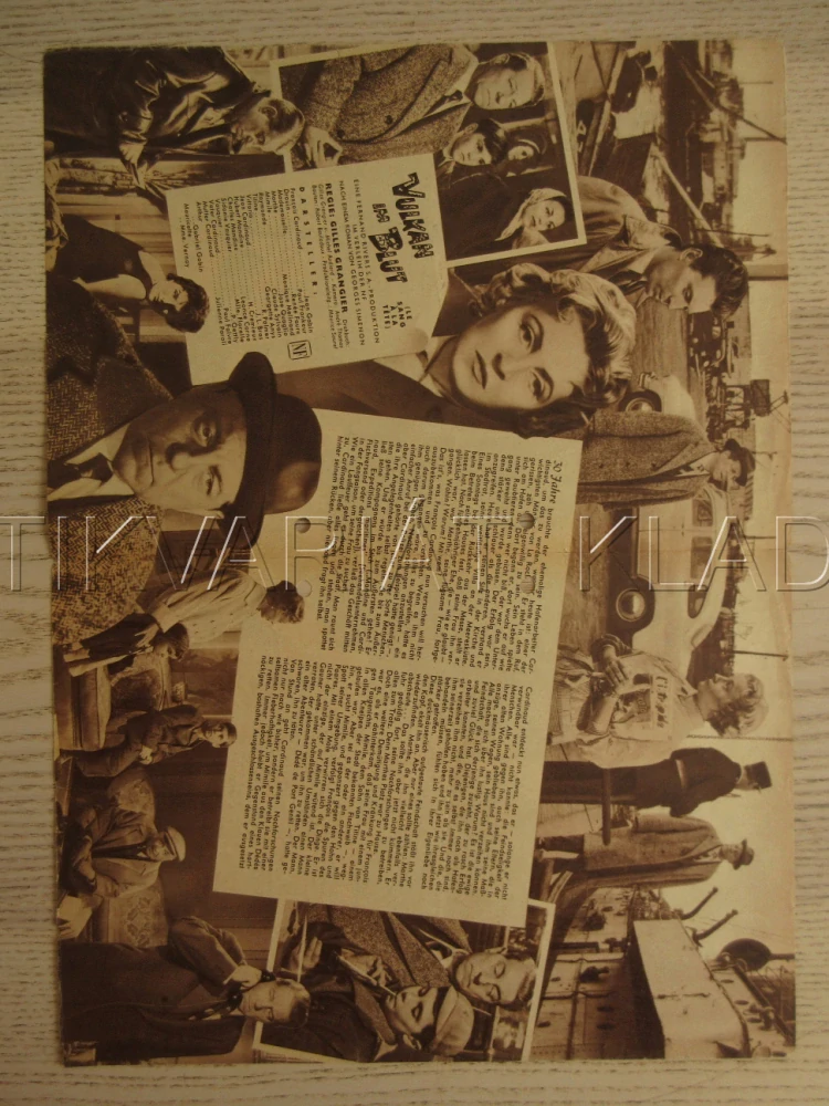 LE SANG À LA TÊTE, J. GABIN, P. FRANKEUR, J. PAROLI, BIO PROGRAM Č. 3787