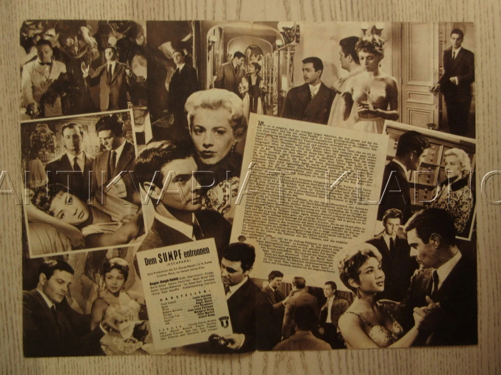 ESCAPADE, L. JOURDAN, D. CARREL, R. HANIN, BIO PROGRAM Č. 3909