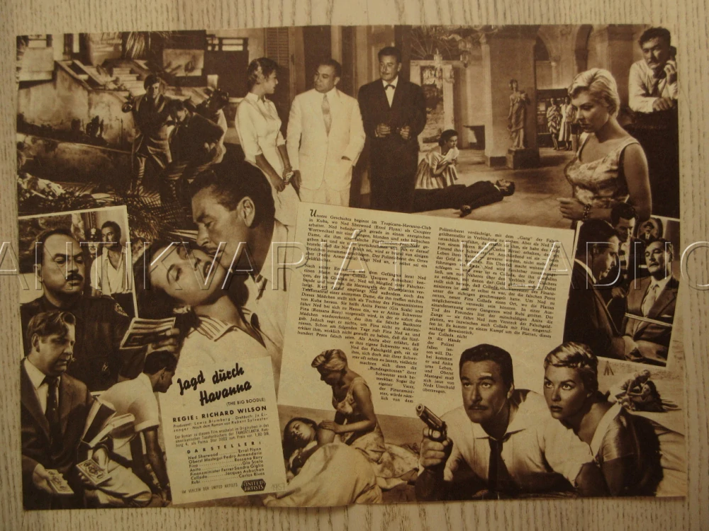 THE BIG BOODLE, E. FLYNN, P. ARMENDARIZ, R. RORY, BIO PROGRAM Č. 3938