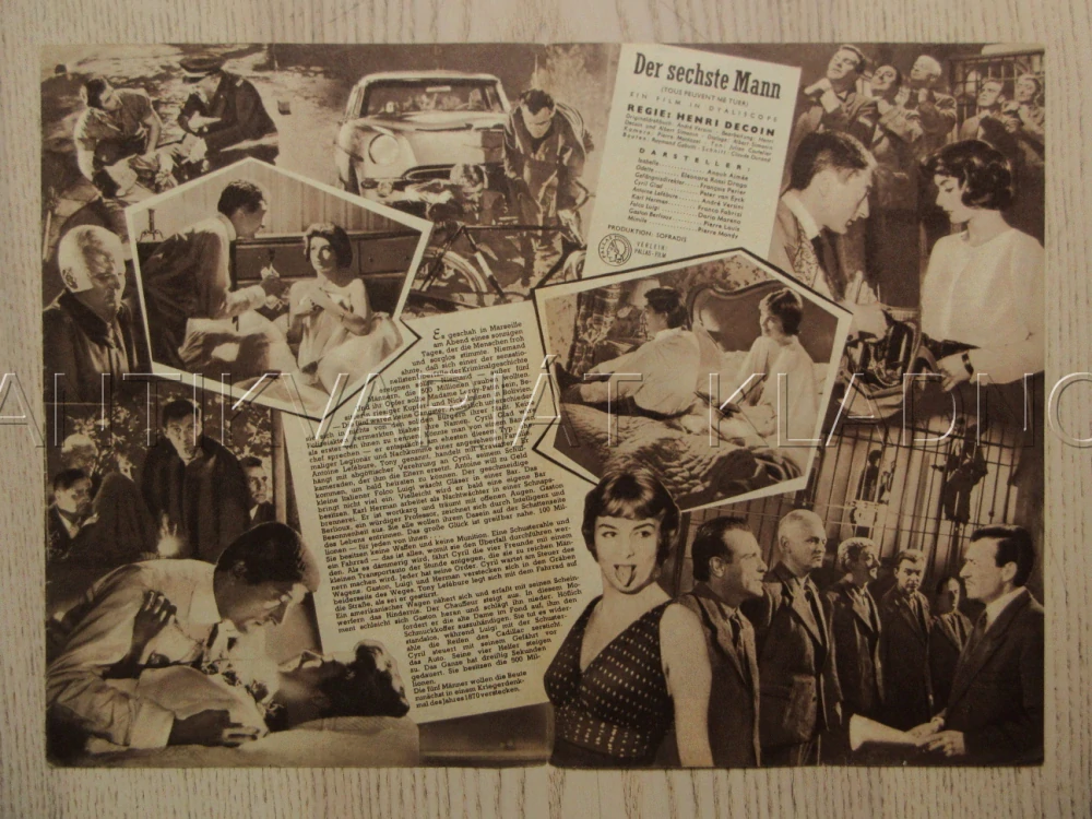 NEZNÁMÝ V POZADÍ, A. AIMÉE, P. LOUIS, P. MONDY, BIO PROGRAM Č. 4180