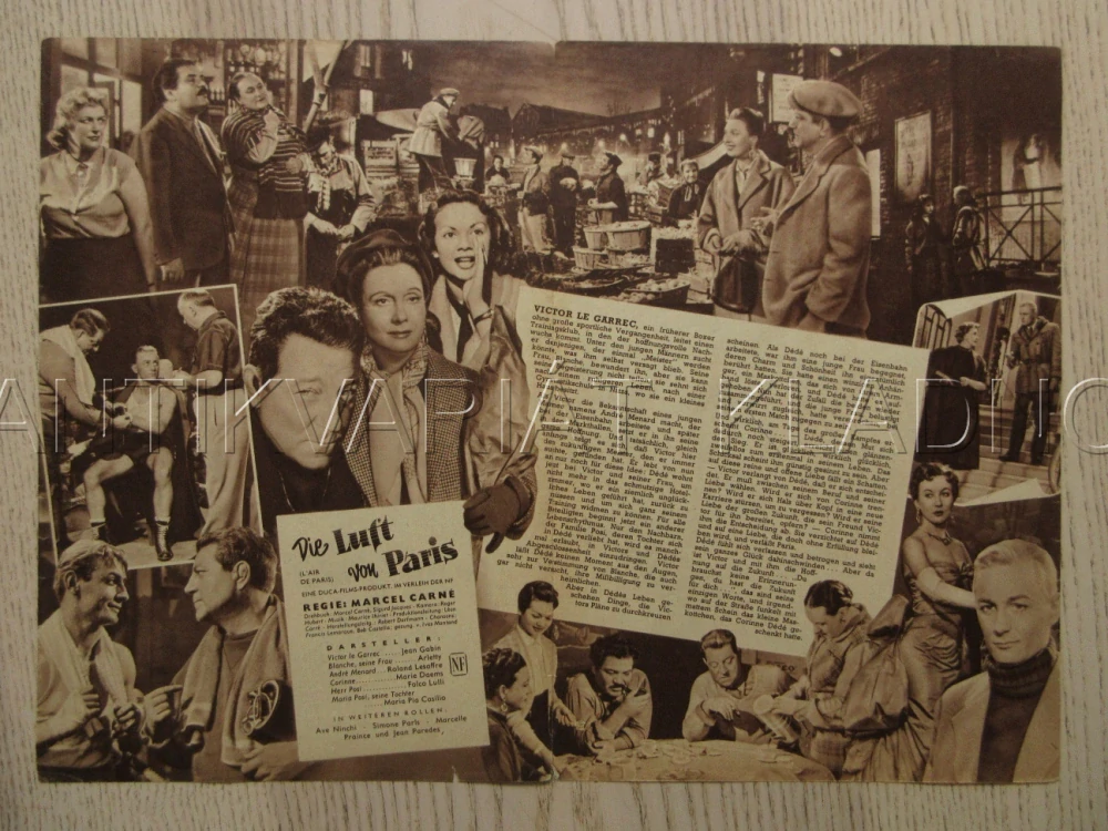 PAŘÍŽSKÝ VZDUCH, J. GABIN, ARLETTY, F. LULLI, BIO PROGRAM Č. 4452
